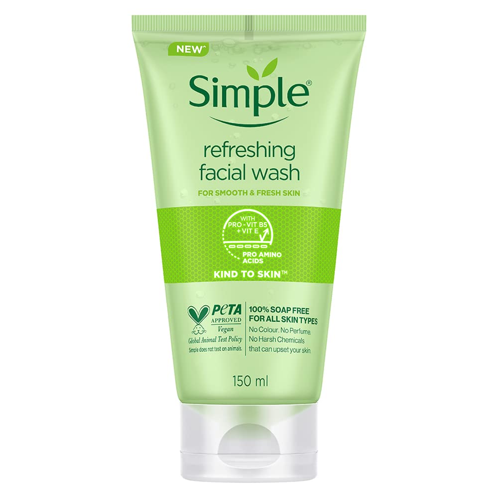 Simple Kind To Skin Refreshing Facial Wash Gel 150 ml
