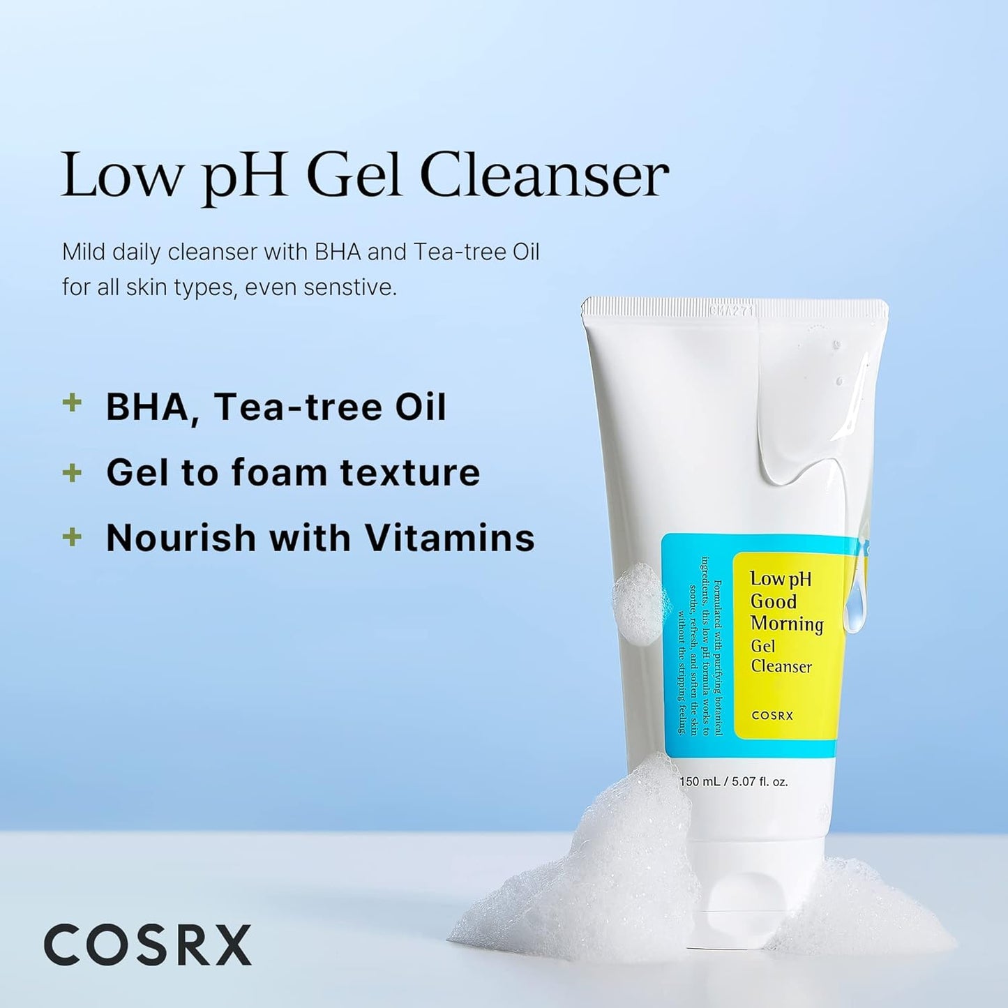 Cosrx Low pH Good Morning Gel Cleanser 150 ml