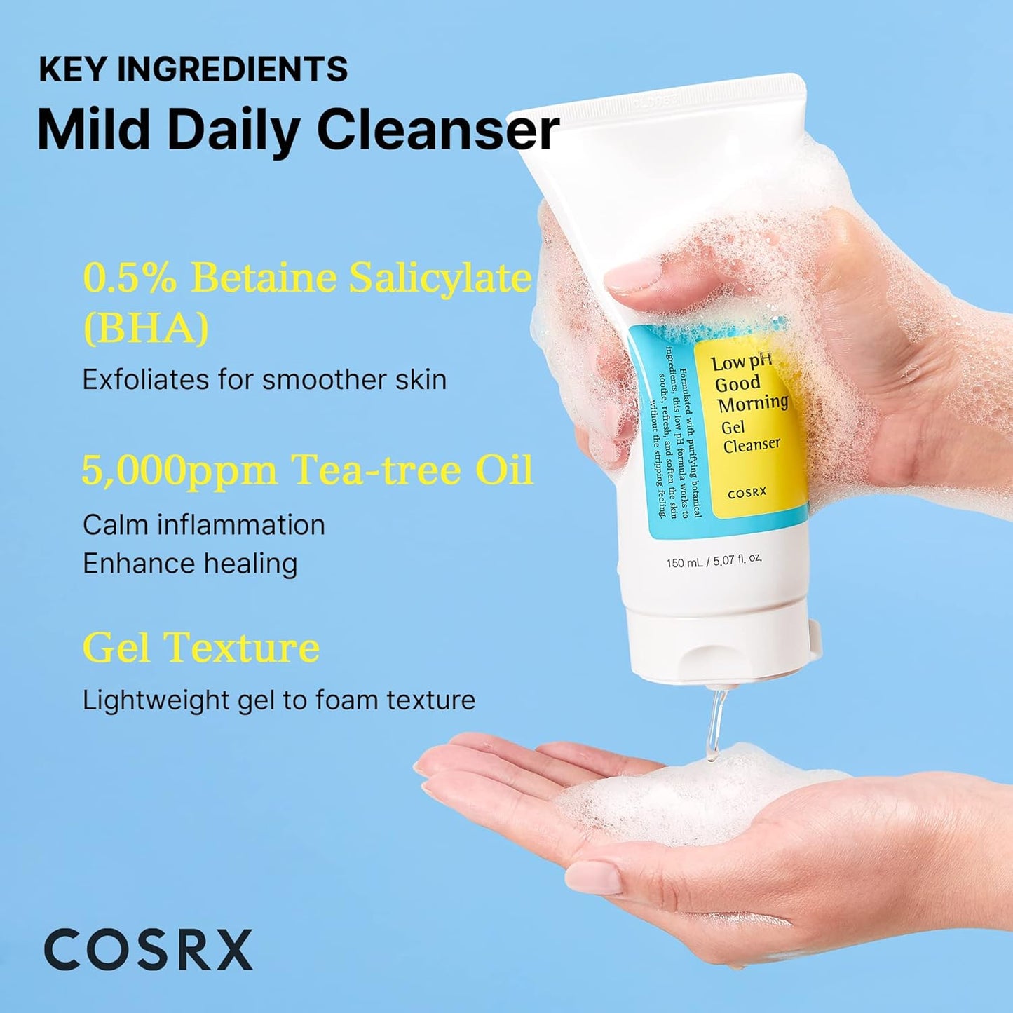 Cosrx Low pH Good Morning Gel Cleanser 150 ml